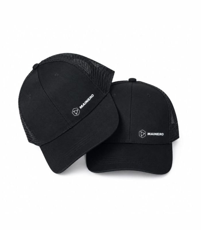 GORRA TRUCKER NEGRA Gorra Trucker Camper BLACK - Imagen 1