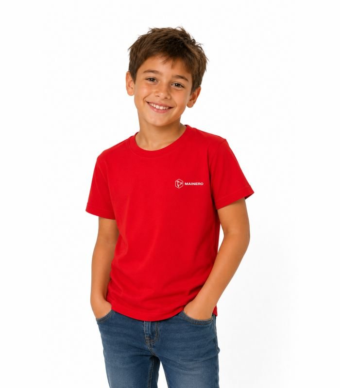 REMERA ROJA NIÑO Remera Algodón Kid`s - Imagen 1