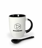 Taza cerámica con cuchara - Imagen 2