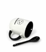 Taza cerámica con cuchara - Imagen 3
