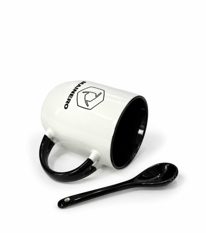 Taza cerámica con cuchara - Imagen 3